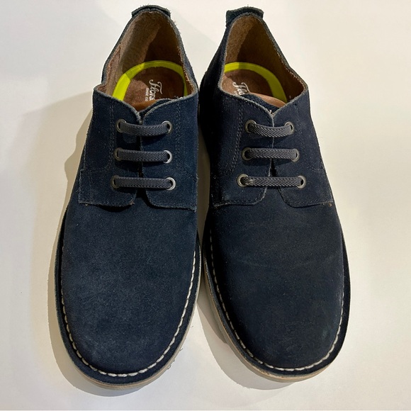 Florsheim Navy Blue Leather Boy Shoes (Size 7) - Picture 2 of 7